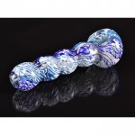 4.5" Bubbled Glass Pipe New