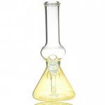 10.5" 24KT Gold Color Changing Bong - Beaker Bottom Bong New