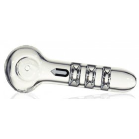 GRAV? Upline? Spoon 4" Upline spoon pipe- transparent glass New