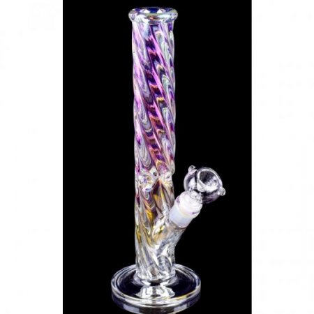 Smoker's Tornado - 13" Chameleon Thick Heavy Straight Cylinder Base Bong New