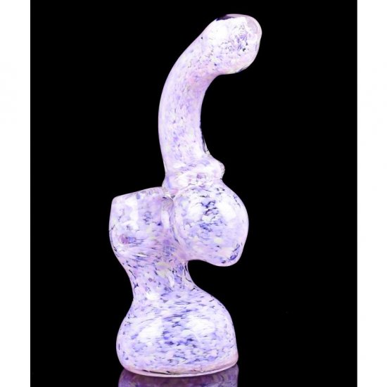 Pink Slurpee - 7\" Fritted Work Sherlock Bubbler - Purple New