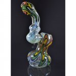 6" Ziggy Water Bubbler - Rasta Colored New