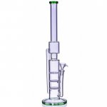 Taipei 101 - 19" Triple Honeycomb Cylinder Base Bong New