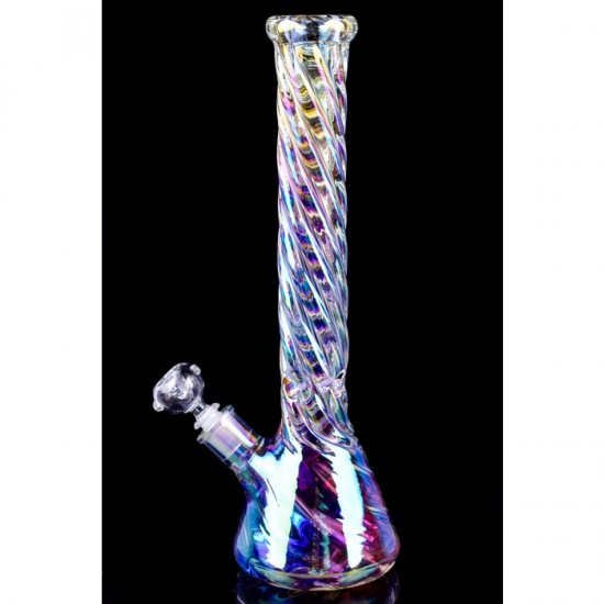 Smoker\'s Tornado - 16\" Chameleon Thick Heavy Beaker Base Bong New