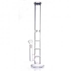 20" Triple Honeycomb Water Pipe - Clear New