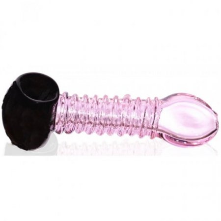 5" Black Head With Pink Tinted Shank - For Your Lovely Girl Pink Sherlock New