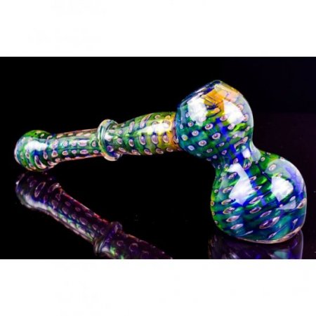 Anaconda's Smoke - 6" Bubble Trap Patch Work Hammer Bubbler New