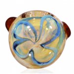 4.5" Flower Fumed Hand Pipe New