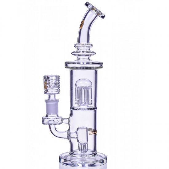 The King\'s Pipe - Bougie? Glass - 11\" Tree Perc Bong New