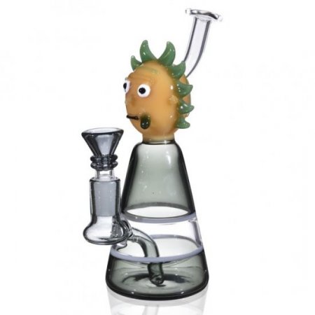 Rick And Morty Built In Bubbler oil Rig Bong - Drastic Loww Price $ 39.99 New