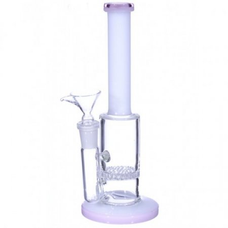 8" Honeycomb Water Pipe - Pink New