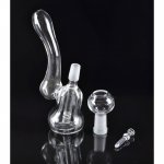 5" clear bubbler percolator - oil rig New