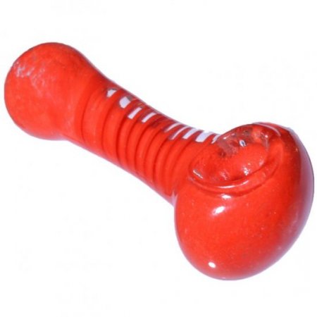 4" Twisted Spiral Hand Pipe - Red Buy One Get One Free!! New