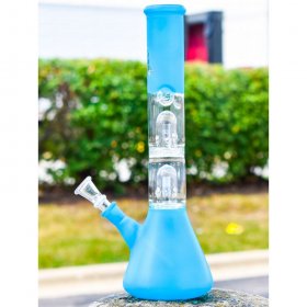 The Musician - 13" Dual Dome Shaped Percolator Bong New