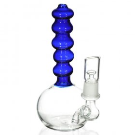 Candle Light Smoke Mini Bong Oil Dab Rig with Oil Dome and Nail and Dry Herb Bowl - Assorted Colors New