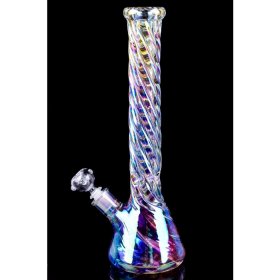 Smoker's Tornado - 16" Chameleon Thick Heavy Beaker Base Bong New