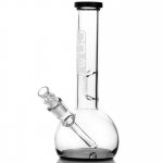 Grav? - Small Black Accent Round Base Water Pipe New