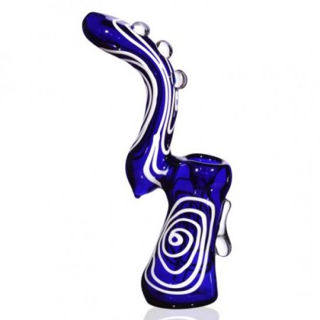 9" Heady Sherlock Bubbler - Deep Blue New