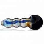 5" Dichro Bubbled Hand Pipe New