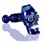 8" The Terminator Hammer Bubbler - Aqua Blue New