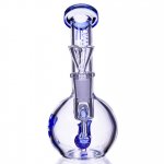 Uranus - Diamond Glass? - 6" Spherical Base Tilted Neck Bong New