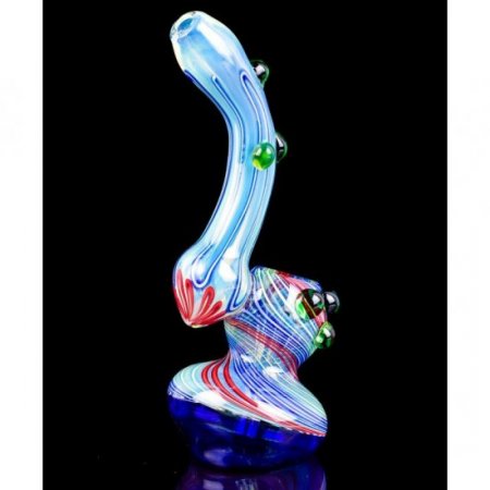 The Patriot - 7" American Bubbler Silver Fumed - Drastic Low Price New