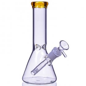 The Fuji - 8" Beaker Base Bong - Assorted Colors New