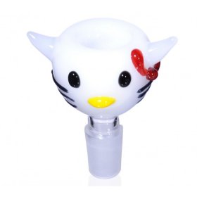 Cute Kitty - Male Dry Herb Bowl - 14mm New