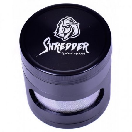 The Slayer - Shredder - Four Part Hybrid 63MM Grinder - Black New