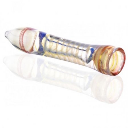 3" Cork Screw Chillum Fumed one hitter New