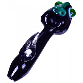 The Black Ant Wasp - 6" Black Hand Pipe New