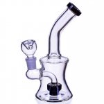 Smokey Meadows - Tilted Neck Showerhead Perc Bong New