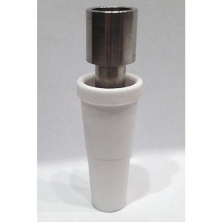 Titanium Domeless Nail - Fits 18mm or 19mm Pipes - Includes Ceramic Adapter New