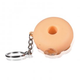 SmokeDay's Donut Key Chain Silicone Hand Pipe New