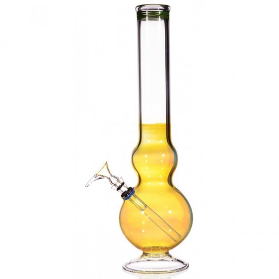 15\" Fumed Double Bubble Bong - Made In USA New
