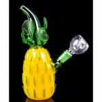 7" Juicy Pineapple Bong Water Pipe - Green New