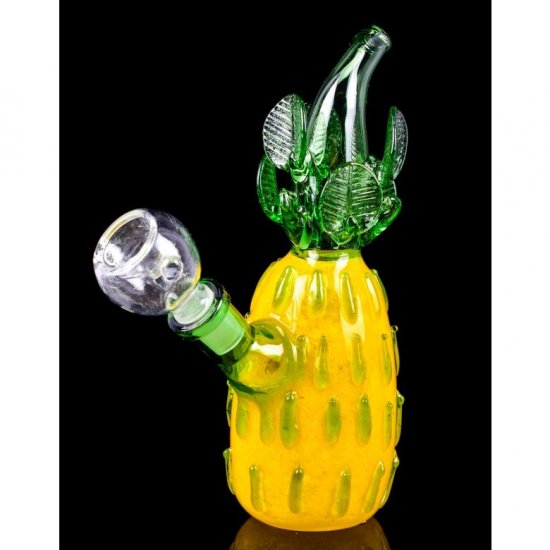 7\" Juicy Pineapple Bong Water Pipe - Green New