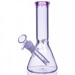 The Fuji - 8" Beaker Base Bong - Pink New