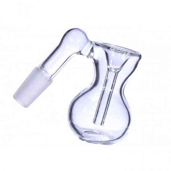 Retro Angled Ashcatcher - 14mm - Clear New