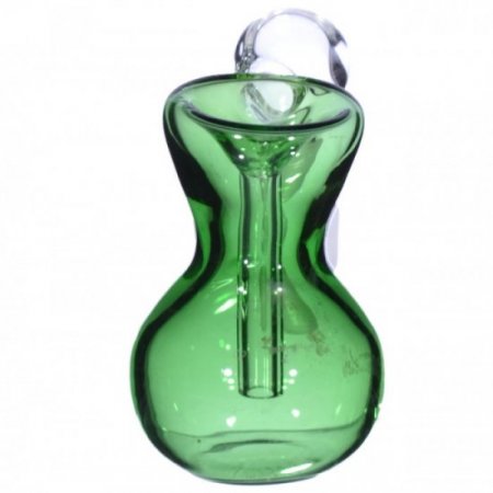 Retro Angled Ashcatcher - 14mm - Green New