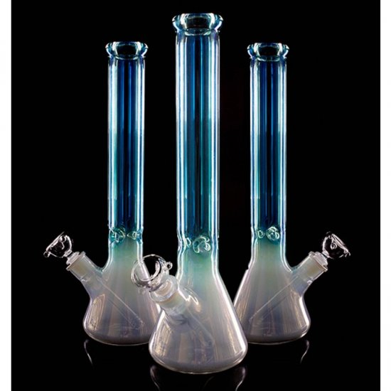 Smoke Chameleon - 16\" Iridescent Color Shifting Shiny Bong New