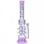 Neptune Trophy - Lookah? - 20" Sprinkler Perc To Honeycomb Barrel Perc - Pink New