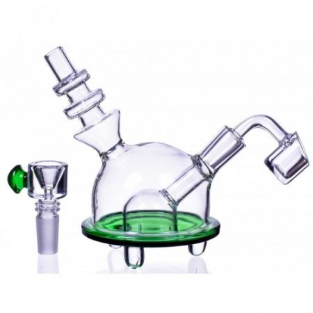 The Space Car - 5.5" Hemisphere UFO Bong/Dab Rig New