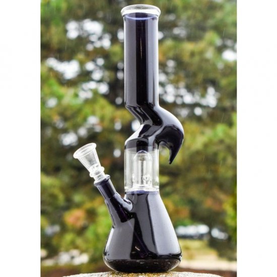 Smoke Rhinoceros - 12\" Inline Dome Perc Zong Bong New