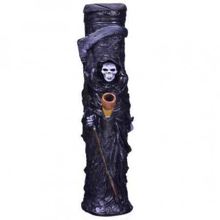 Dark Knight - 12" Grim Reaper Hand Crafted Wooden Bong New