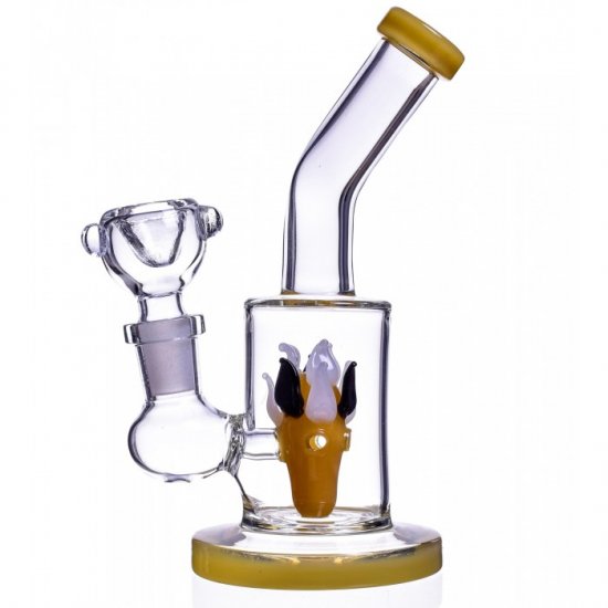 Jolteon Flower Bong - Tilted neck New