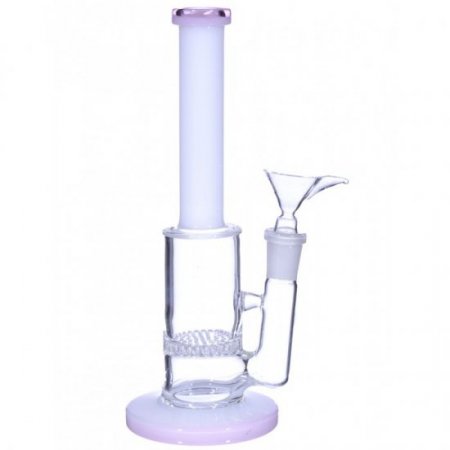 8" Honeycomb Water Pipe - Pink New