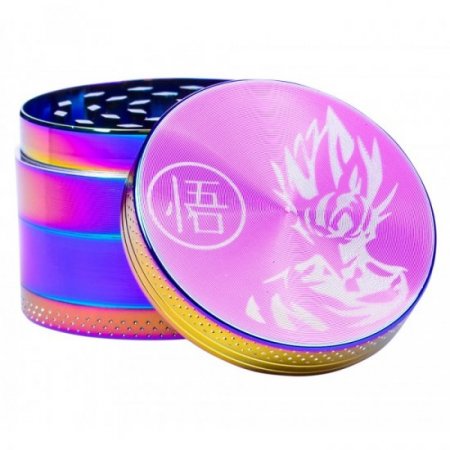 The Goku - Four Part Grinder - 46MM - Rainbow New