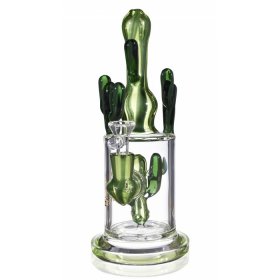 The Scorpion Cactus - 10" Showerhead Bong by Tattoo Glass New