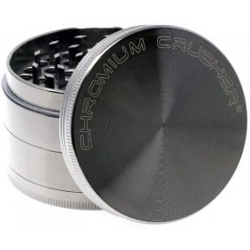 Hallucinating Herb - Chromium Crusher? - Dual Four Part Grinder - 63mm - Gun Metal New